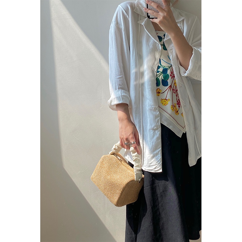 Túi Xách Tay Hình Vuông Phong Cách retro Mới Năm 2022 Cho Nữ Gylb308