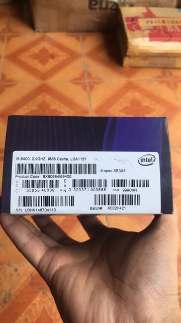 [Mã ELCLXU8 hoàn 150k xu đơn 500k] CPU Intel Core i5-9400 (2.9 Upto 4.1GHz/ 6C6T/ 9MB/ Coffee Lake-R) | BigBuy360 - bigbuy360.vn