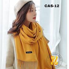 Khăn Quàng Cổ Thời Trang Nam Nữ Hàng Cao Cấp Khăn Cashmere Vải Len Xù Đôc Đáo