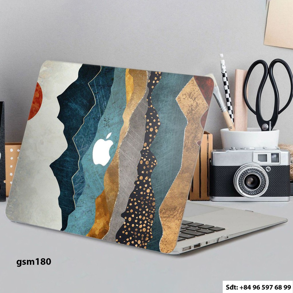 [Mã ELFLASH5 giảm 20K đơn 50K] Skin dán Macbook Pro hình sơn mài (chọn mẫu và mã máy trong phân loại)