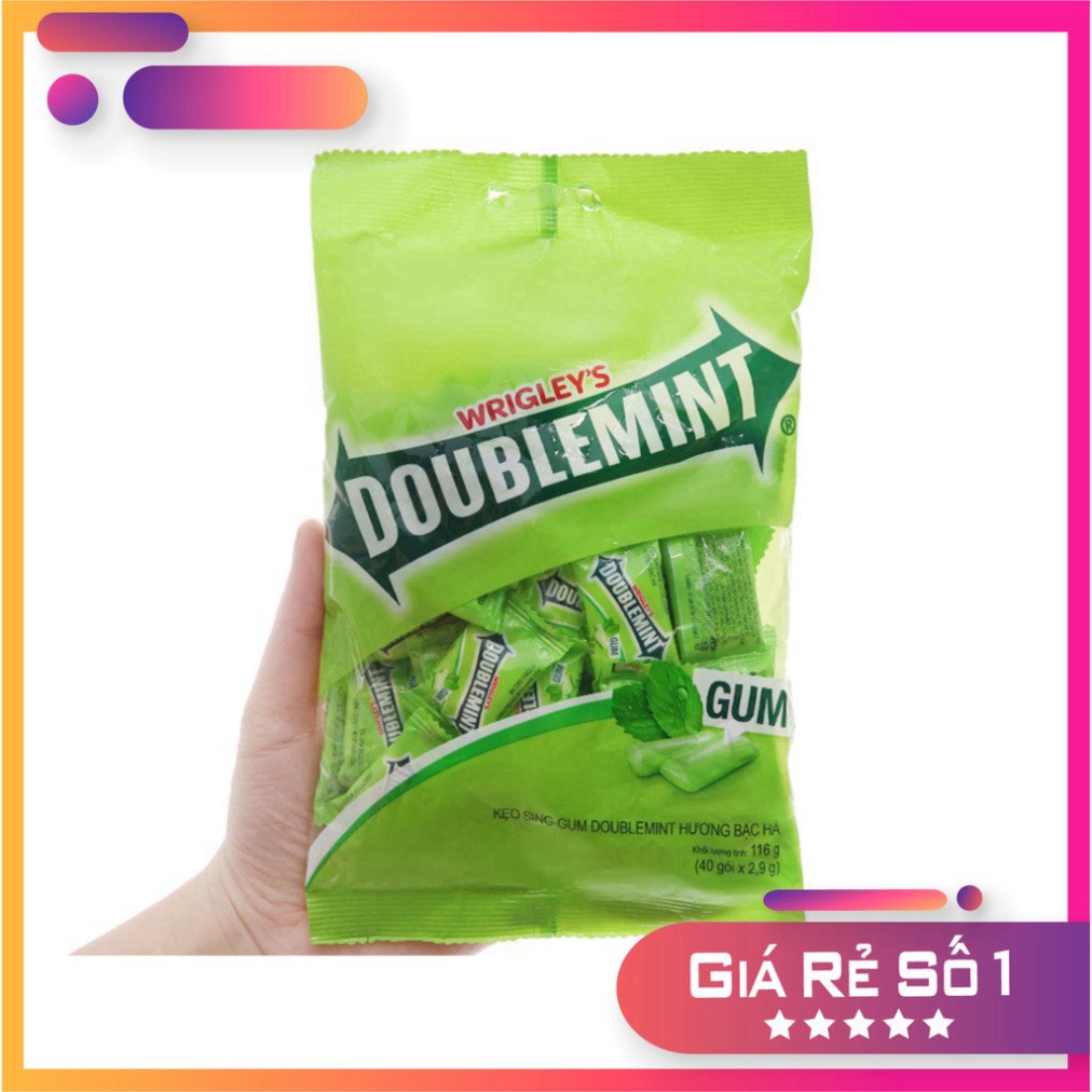 kẹo cao su singgum doublemint gói 116g