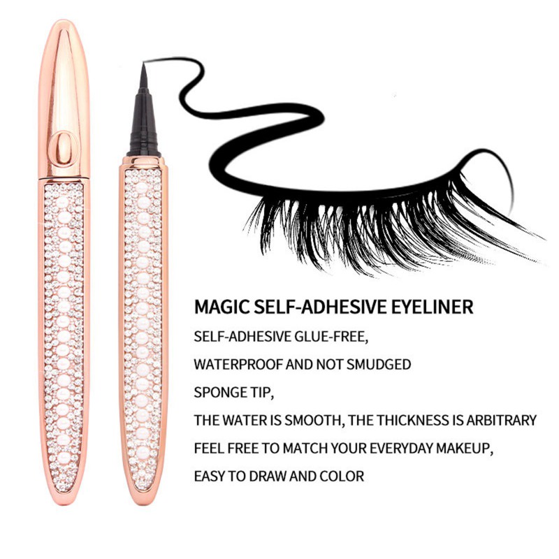 Bút Kẻ Mắt Dạng Lỏng Màu Đen Không Thấm Nước Lâu Trôi Chống Nhòe MISS ROSE