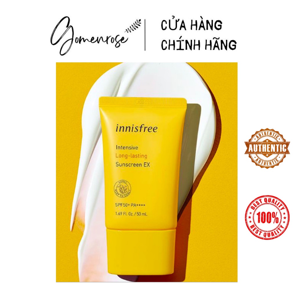 Kem Chống Nắng Innisfree Intensive Long-Lasting Sunscreen SPF50+/PA++++ 50ml