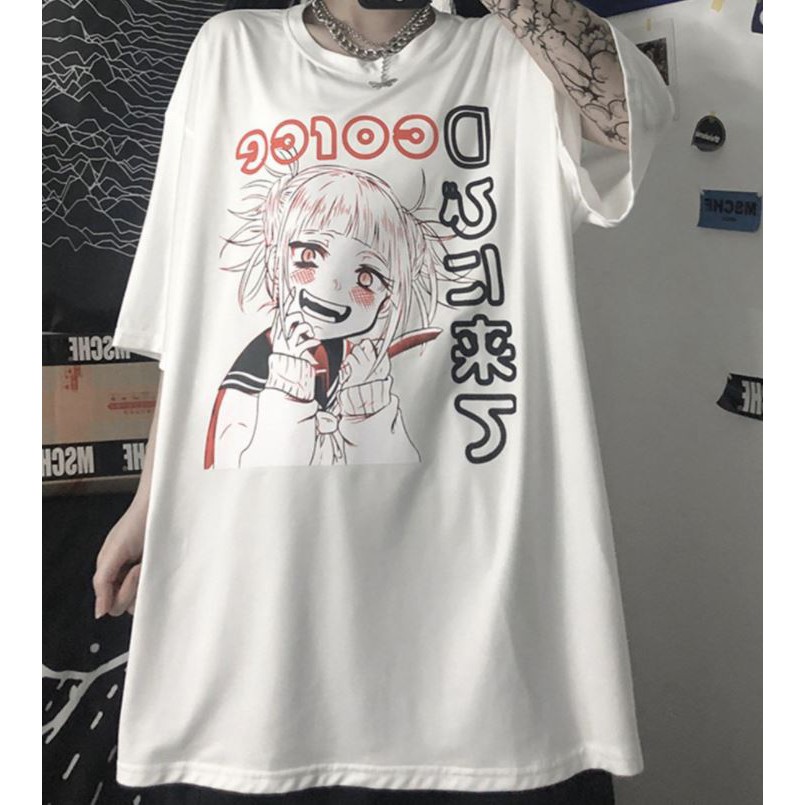 ÁO THUN, ÁO PHÔNG TAY LỠ UNISEX FORM RỘNG OVERSIZE ANIME M73