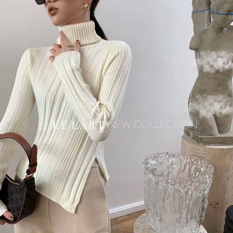 Áo Sweater Tay Dài Cổ Lọ Thời Trang Mùa Đông 2022 Cho Nữ