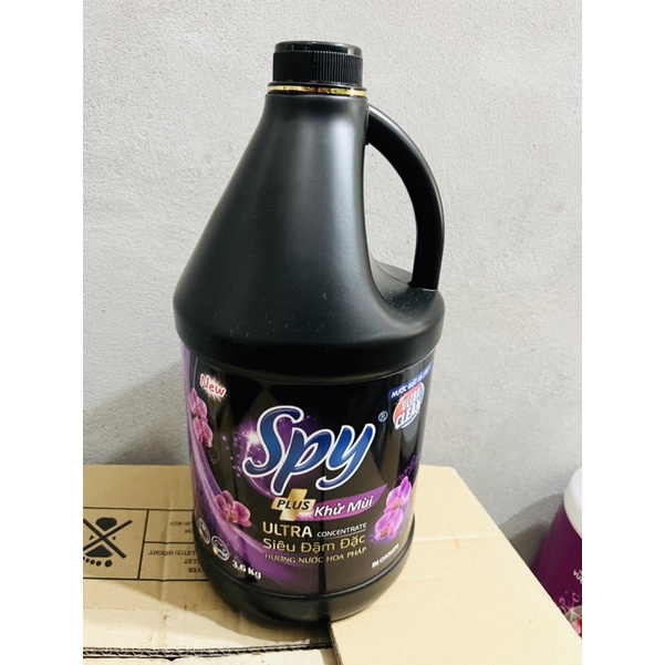 Nước Giặt Xả Spy Plus Khử Mùi 3500ml Hương Nước Hoa Pháp