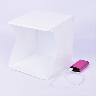 40x40x40cm Portable Mini Folding Studio Photography Backdrops Softbox LED Light Box