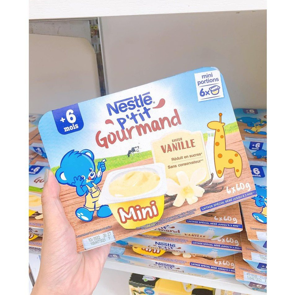 Váng Sữa Cho Bé Nestle Pháp Thơm Ngon Nhiều Dinh Dưỡng Canxi Giúp Tăng Cân Cao Lớn