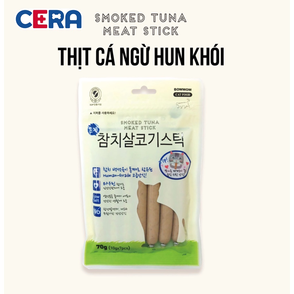 Bánh Thưởng Xúc Xích Thịt Hun Khói Cho Mèo - Smoke 70g