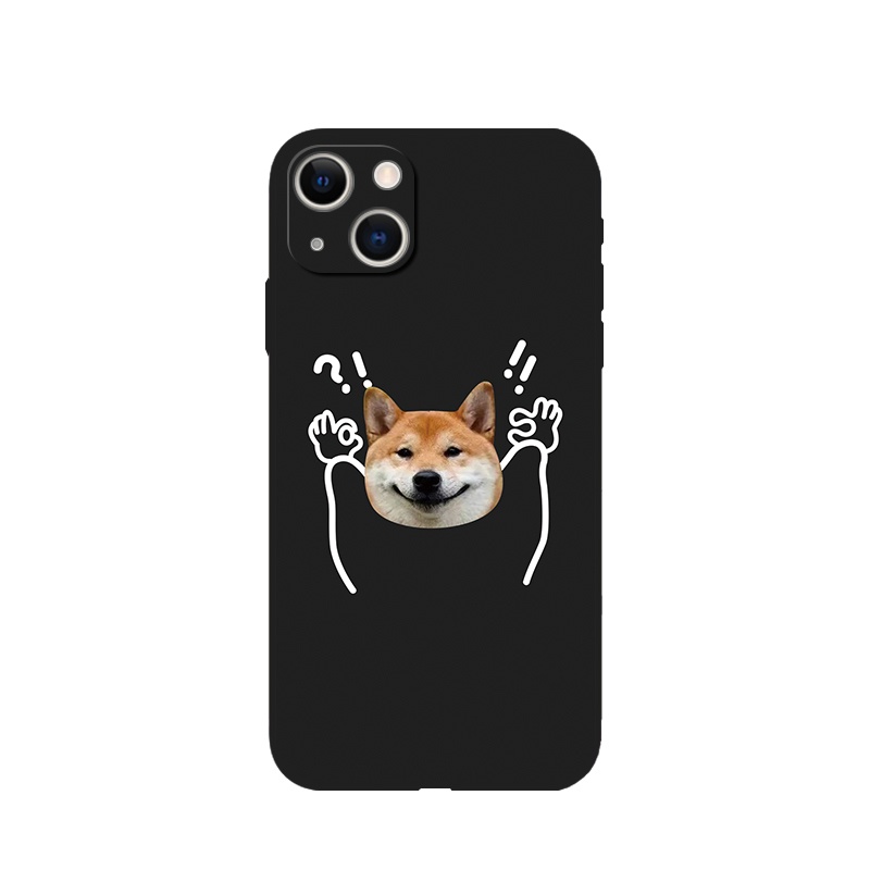 Dễ Thương Ốp Điện Thoại Mềm Hình Cún shiba Cho iphone 12 mini 14 pro max 6s 7 8 plus xr xs 11 13 pro max se2