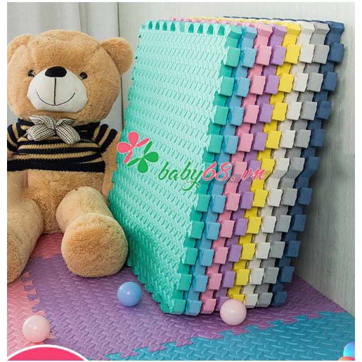 Thảm xốp lót sàn nhiều màu kích thước 60x60x2cm