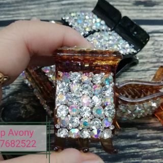 [đá màu trắng] Kẹp tóc càng cua 5 răng