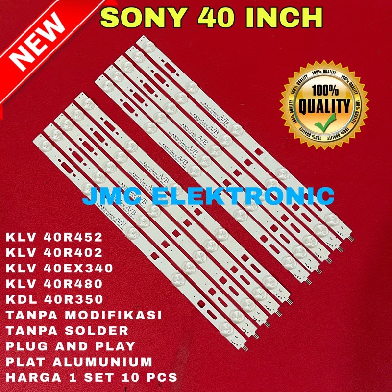 SONY Đèn nền 40 INCH cho TV KLV-40R452A KLV-40R40R402A KLV-40Ex340R350B KDL-40R480