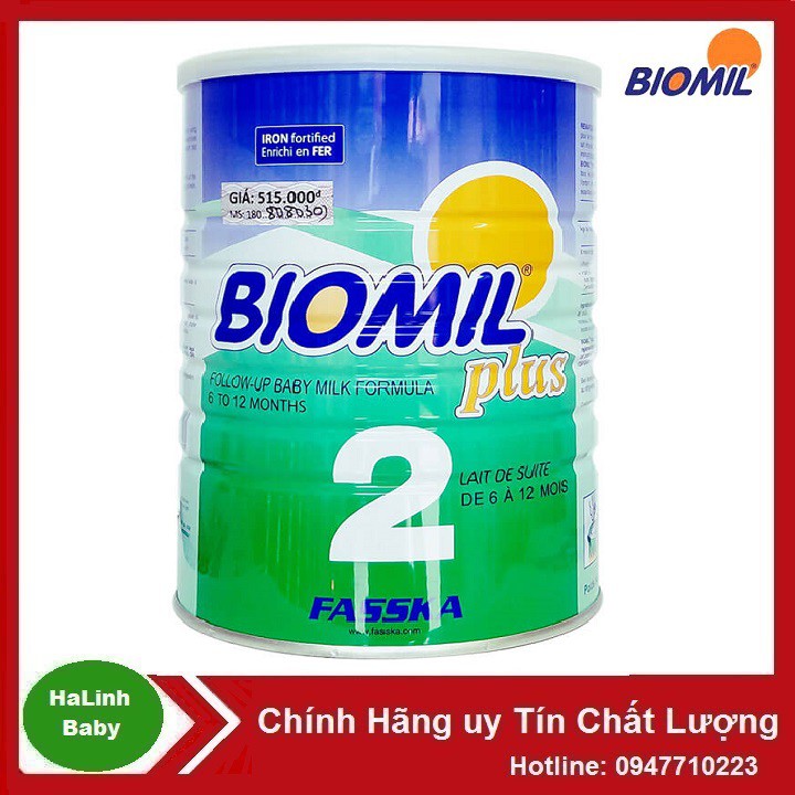 Sữa Bột Biomil Đủ Số 1, 2, 3 hộp 800g ( Date mới nhất )