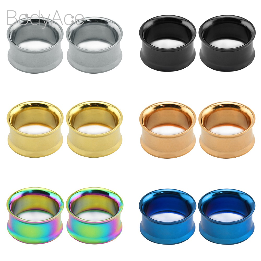 Khuyên Nong Tai Bằng Thép Không Gỉ Màu Đen 3-28mm #11423083105