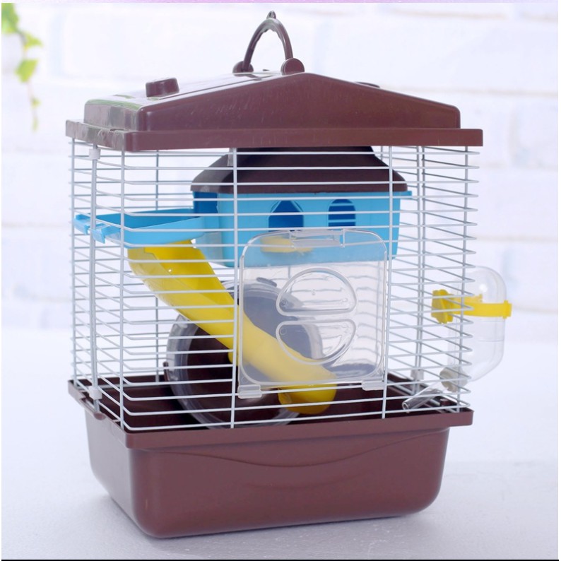 (FREE SHIP) Lồng chuột hamster 2 tầng (full phụ kiện như hình)