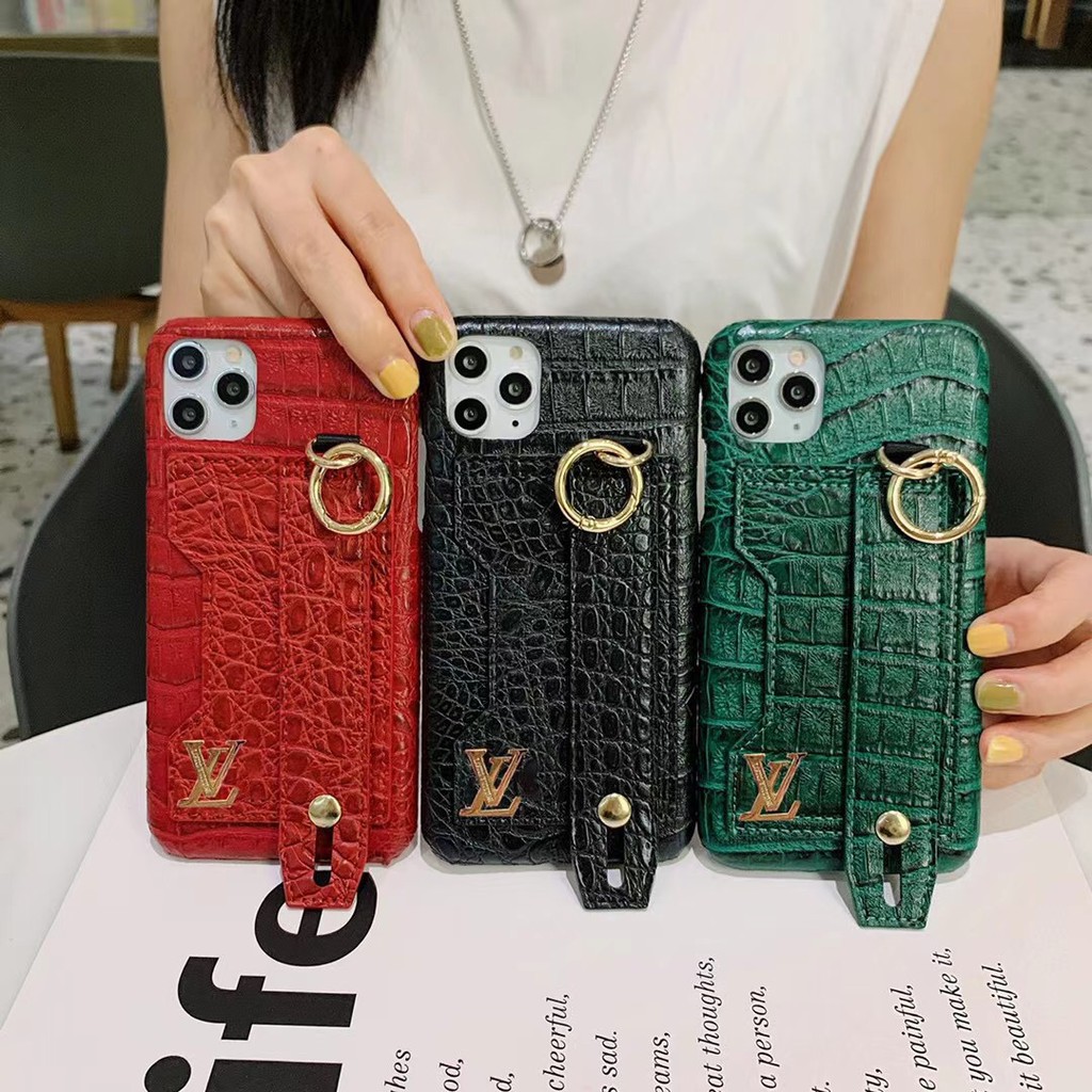 IPHONE Ốp Lưng Họa Tiết Da Cá Sấu Sang Trọng Cho Iphone12 11 8 7 6 6s Plus X Xs Max Xr