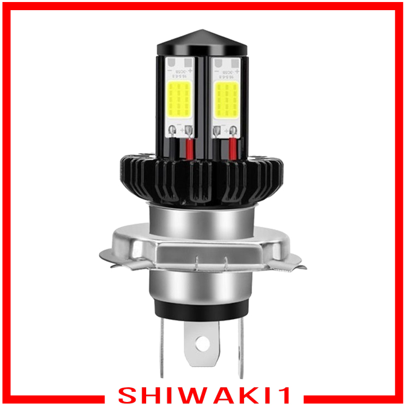 [SHIWAKI1]Motorbike Motorcycle Headlight Bulbs LED Hi Lo beam 6000K White H4