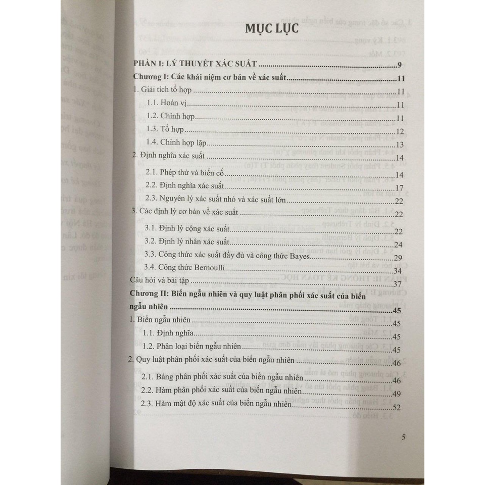 Sách Xác suất và thống kê