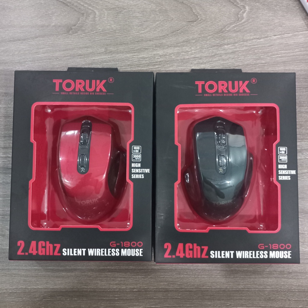 Chuột không dây TORUK G1800 silent edition, ko gây ồn, ngon rẻ, tặng 2 pin, lỗi 1 đổi 1