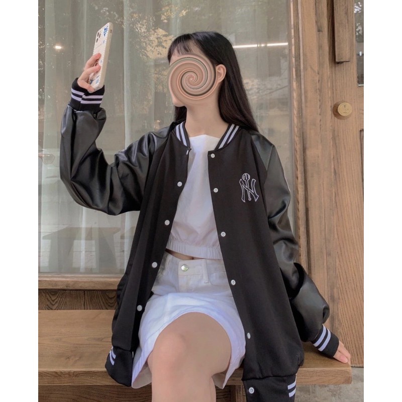 🌿 ÁO KHOÁC BOOMBER DA 🌿 ÁO KHOÁC UNISEX 🌿 | BigBuy360 - bigbuy360.vn