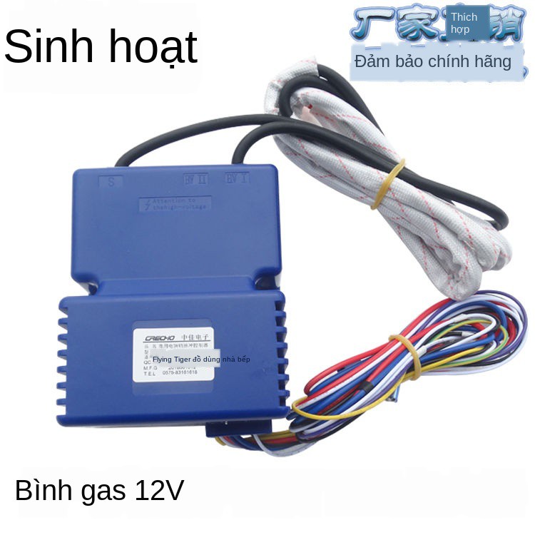 ♦Chảo nướng điện Máy làm bánh gas đánh lửa 12V Bộ điều khiển xung lò Phụ kiện ◦