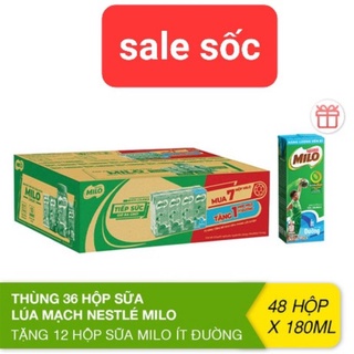 CÓ THẺ ĐỔI QUÀ - Thùng 48 Hộp Sữa Milo Lúa Mạch 180ml