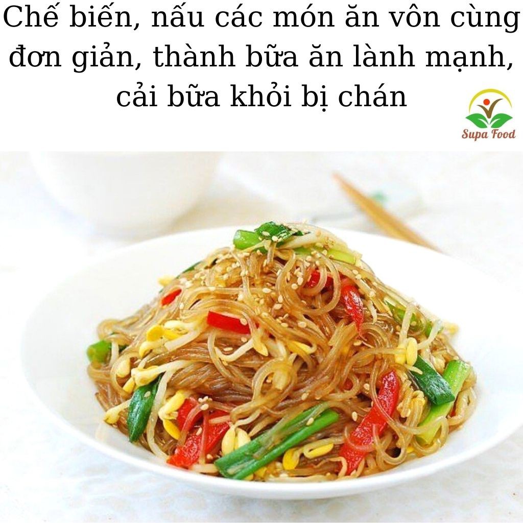 Miến Khoai Lang, miến làm từ khoai lang Sợi Rút Siêu Ngon Đặc Biệt - Alokids TB