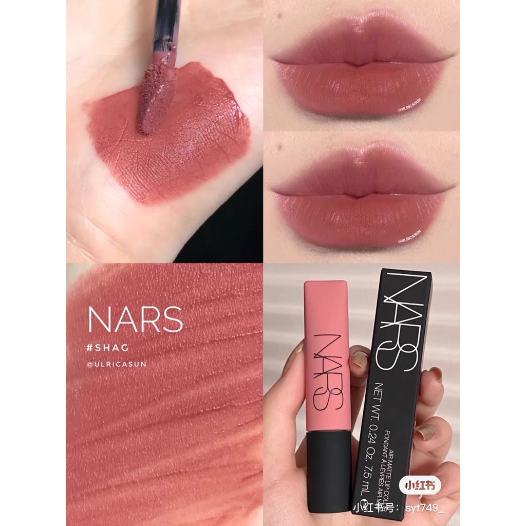 (Hàng Mới Về) Son Môi Nars Màu Khói Sữa Cà Phê 035chaser Shy Taro 049power