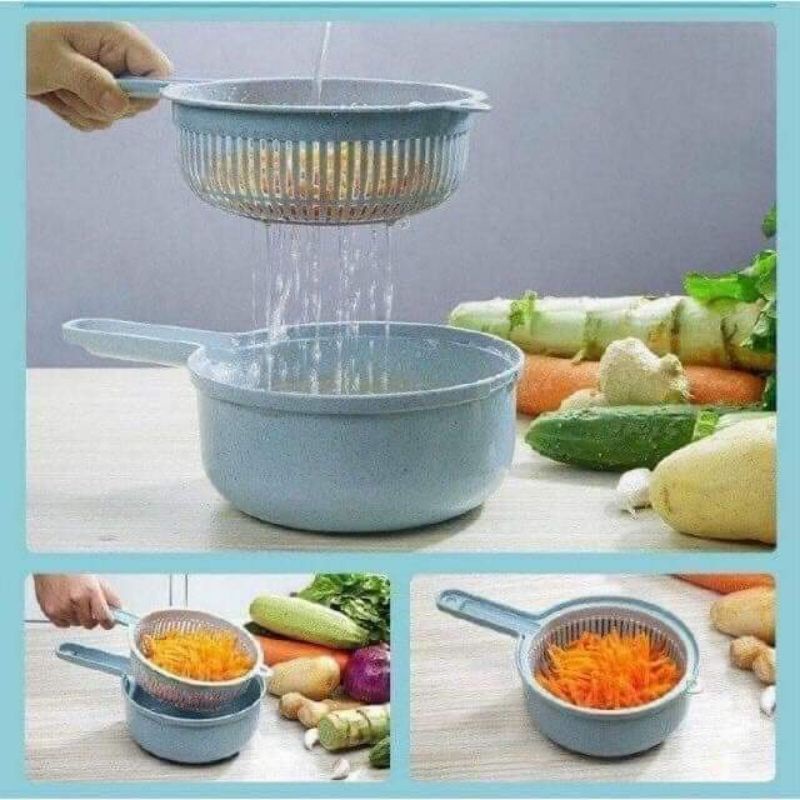 Bộ dụng cụ nạo thái rau củ đa năng - Bộ nạo củ quả lúa mạch cao cấp