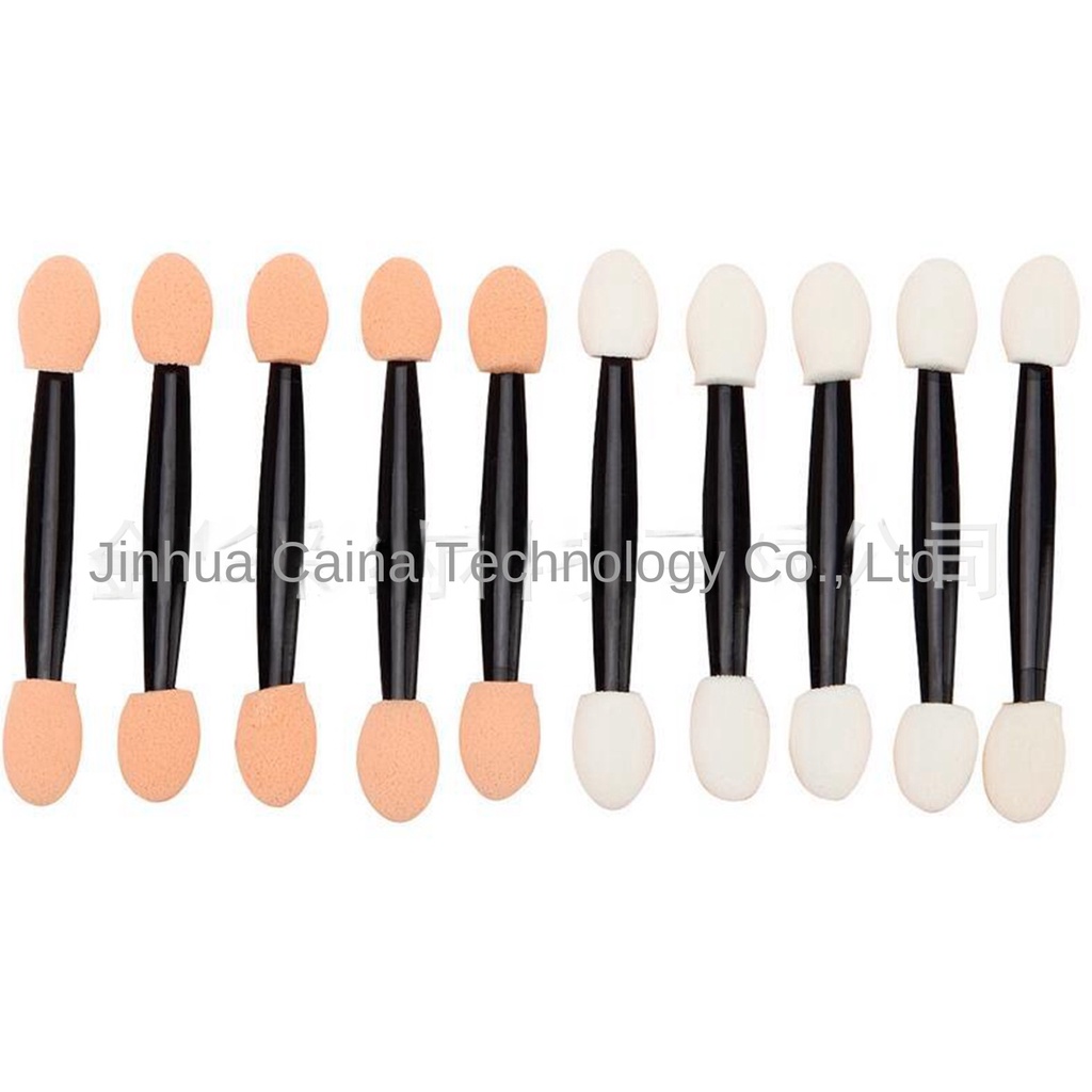 1pc Que Phấn Mắt Hai Đầu Bằng cotton Dài 75MM Dùng Một Lần