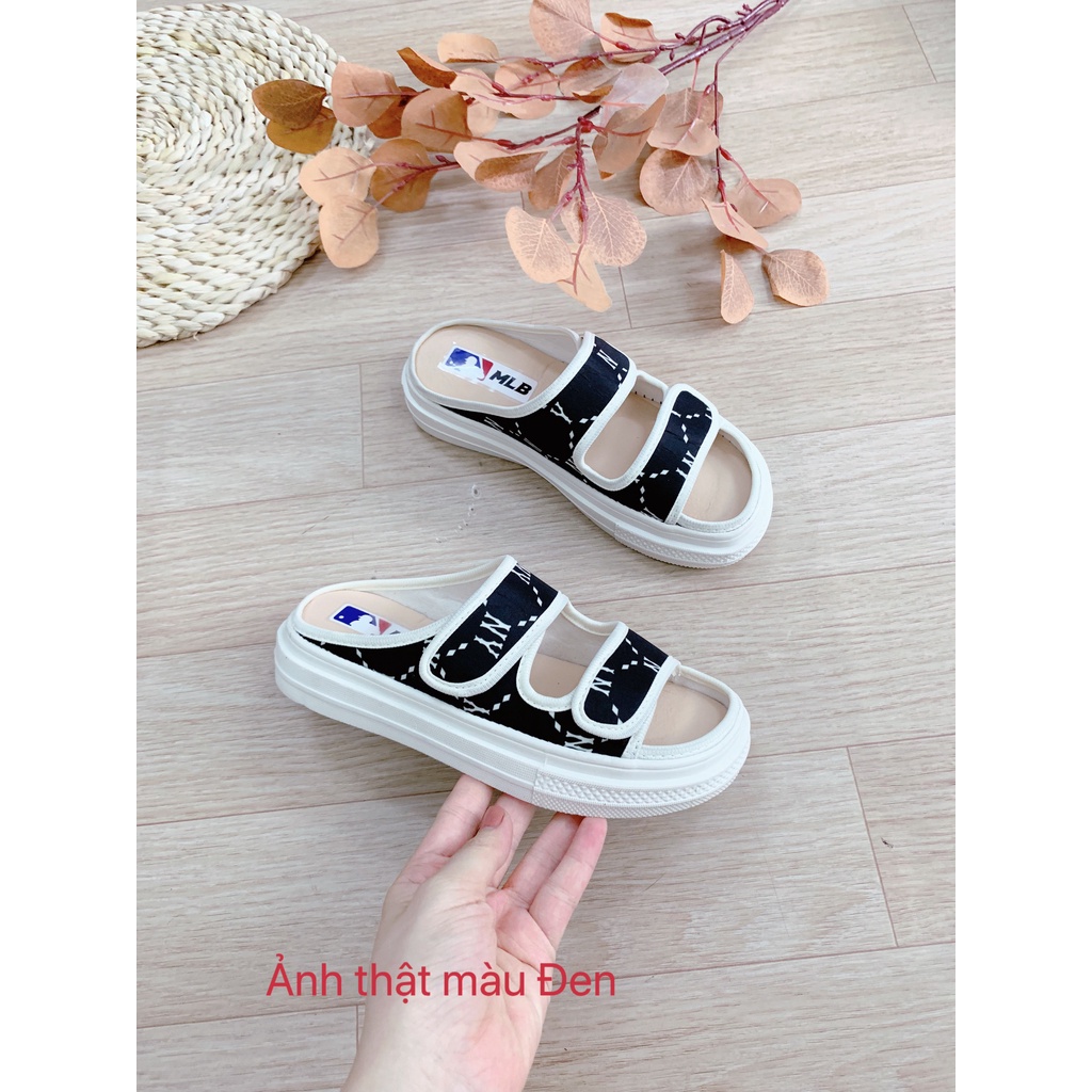 Dép nữ 2 quai ngang chữ N.Y đế bánh mì hot hit (Mã NY.266)