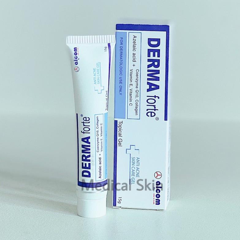 Derma Forte 15g - Gel Giảm Mụn Trứng Cá Mờ Thâm Sẹo