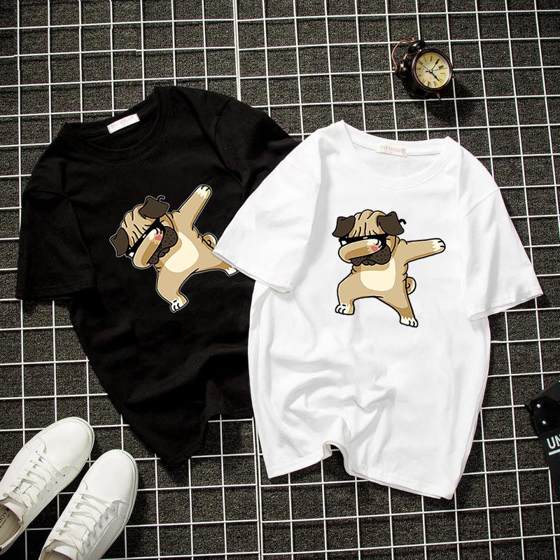 Áo thun unisex form rộng cún dadbing vải dày mịn đẹp 2019T1961