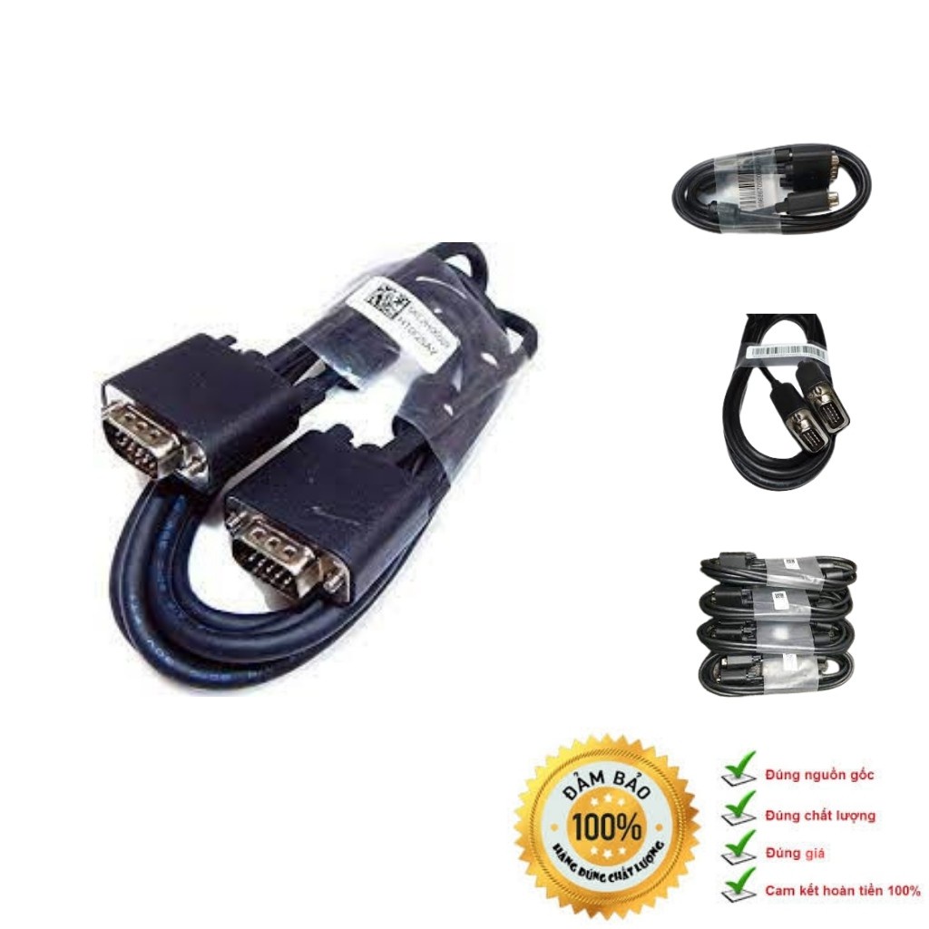 Cáp vga-vga, cáp tín hiệu 2 đầu vga dell 1.5m hàng zin
