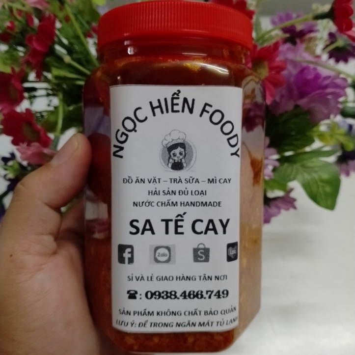 Sa tế siêu cay nhà làm, 1 hủ 500g, NGỌC HIỂN FOODY