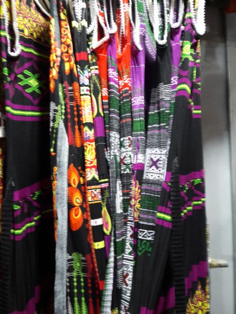 Váy thun lạnh thổ cẩm người lớn