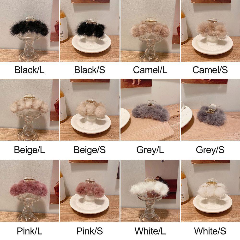 LET Kẹp TóC PhốI Lông Nhung ThờI Trang Cho Nữ