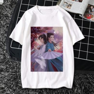 Áo thun nam nữ thời trang in hình Chu Tử Thư và Ôn Khách Hành phim Sơn Hà Lệnh chibi- Shop áo thần tượng cực đẹp
