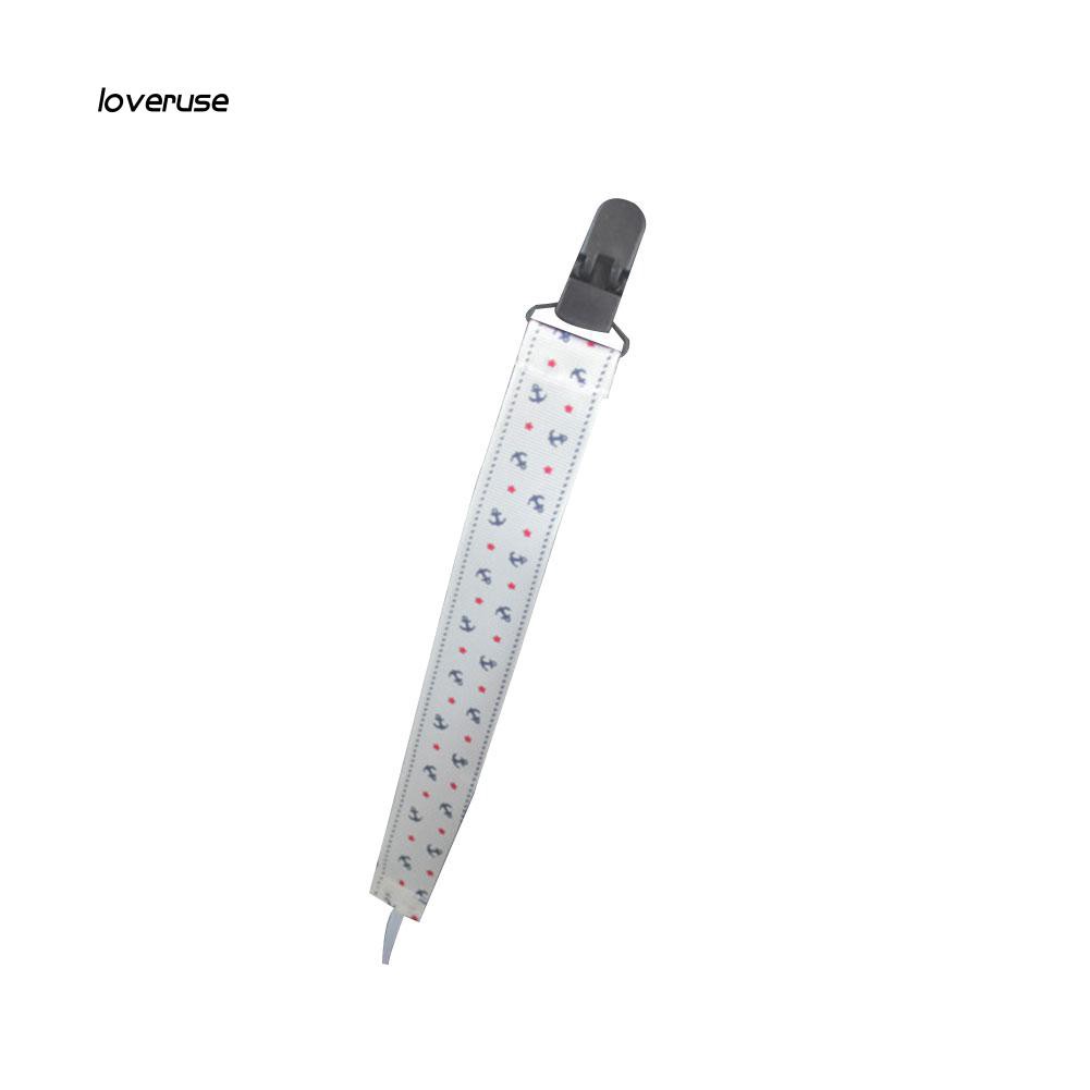 Dây giữ ti giả có kẹp gắn áo quần em bé siêu tiện lợi