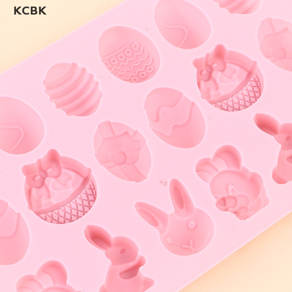 Khuôn Silicone Làm Bánh Kẹo Hình Thỏ Phục Sinh