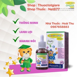 [ Kèm Quà Tặng ] Omega Junior Gocce - Thảo dược Châu Âu ( Chính Hãng )