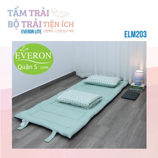 Bộ nệm ngủ, chăn, gối văn phòng, chính hãng everon lite kích thước nệm 80x195, chăn 120x200, gối 35x60