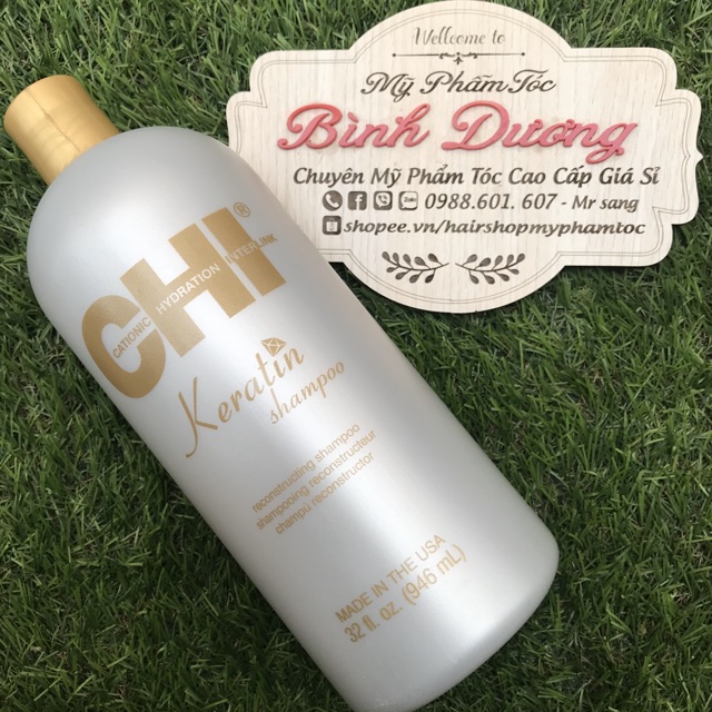 Dầu xả phục hồi tóc CHI Keratin Conditioner 946ml