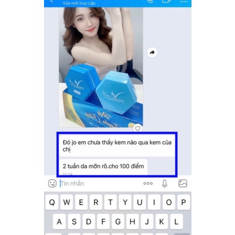 Combo 2 Hộp Kem body xanh truyền trắng hàn quốc vip white + Tặng kèm 1 tẩy tbc