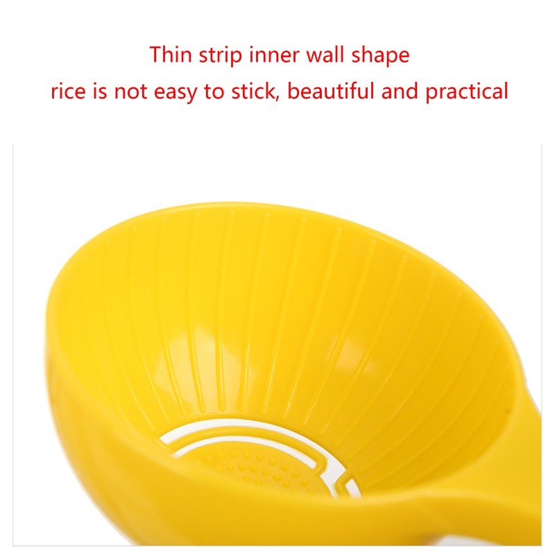 Muỗng Múc Cơm Làm Sushi Hình Bán Nguyệt Chống Dính DIY