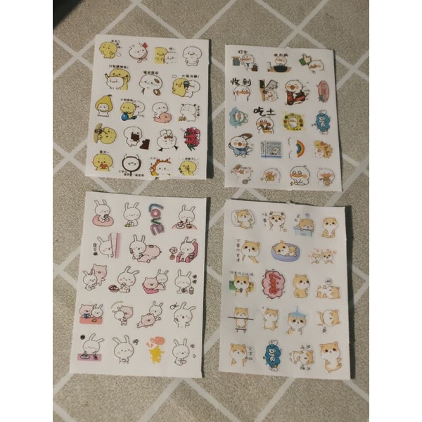 1 Tấm Sticker Ngẫu Nhiên Trang Trí Sổ Tay Nhật Kí