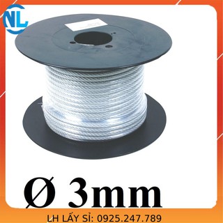 Dây cáp thép bọc nhựa ø dài 1 mét – 1000 mét