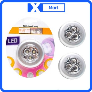 Đèn LED mini 3 bóng dán tường đa năng tiện dụng