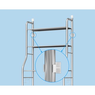[ KHAI TRƯƠNG ] Kệ để đồ máy giặt bồn cầu inox